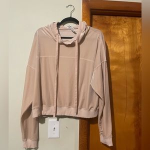 Alo Yoga Pink Velvet Top - Large